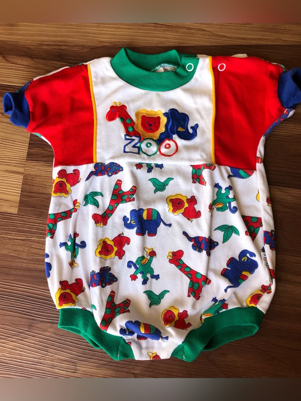 Vintage Coloful Baby Romper 12 months